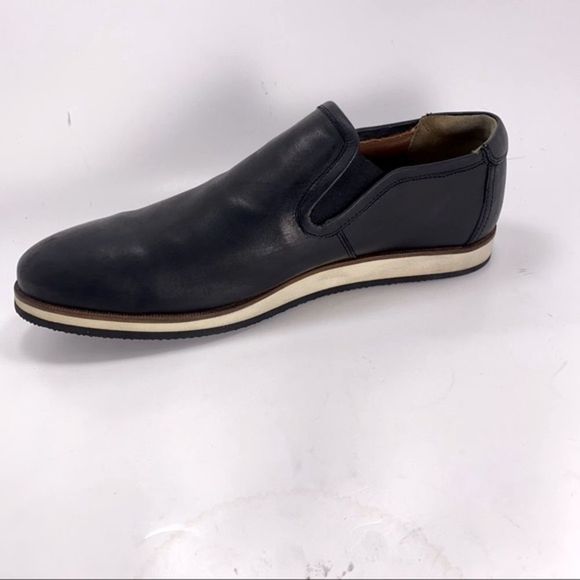 BACCO BUCCI CENTURY II  LEATHER SHEEP SKIN SLIP-ON COLOR BLACK SZ 9.5. - Picture 8 of 12